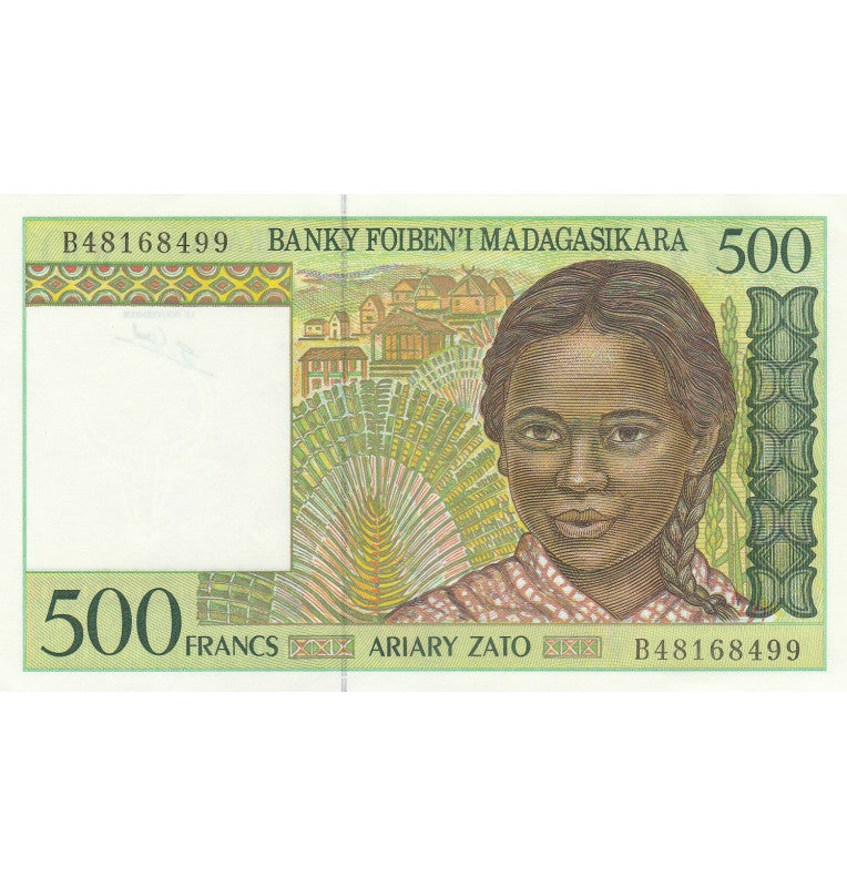 Madagascar 500 Francos 1994 ND Pick 75b